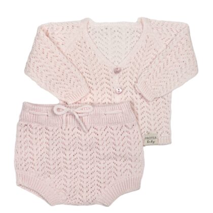 Conjunto Jávea rosa bebé
