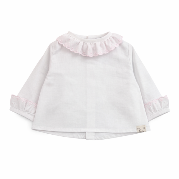 Blusa Byetsa rosa bebé
