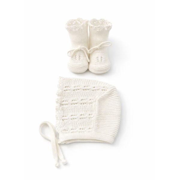 Conjunto capota y patucos Sicilia