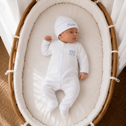 Pijama Natal celeste
