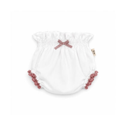 Culotte puntilla rosa empolvado