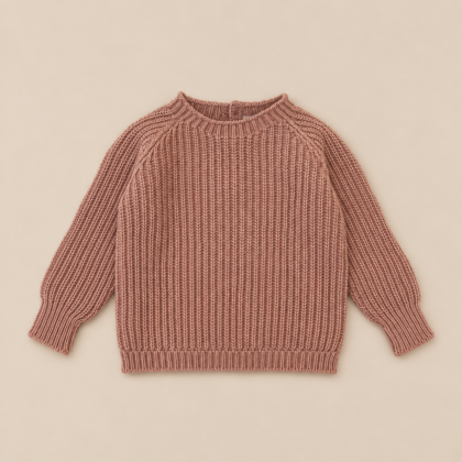 Jersey básico rosa palo