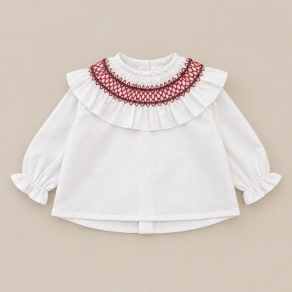 Blusa smock christmas